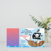 2回目の海賊バースデーボーイパーティの招待状 (スタンド正面)