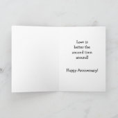 2回目の結婚：記念日 カード (内部)