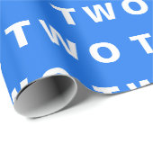 2回目の誕生日かわいいブルーボホボーイキッズパターン ラッピングペーパー (ロールコーナー)