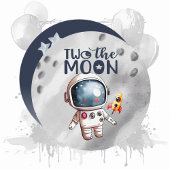 2回目の誕生日の二人の月の子 招待状