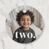 2回目の誕生日の写真 – 2 フェイバータグ (正面)