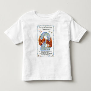 2回目の誕生日の挨拶 トドラーTシャツ