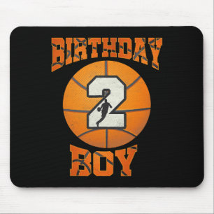 2回目の誕生日の衣装ボーイバスケットボール第2年 マウスパッド