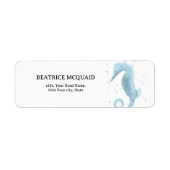 2回目の誕生日ダスティブルーシーホース ラベル (正面)