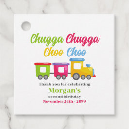 2回目の誕生日パーティーチャガチョオカラフル列車 フェイバータグ