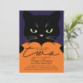 2回目の誕生日パーティー |私たちの小さなブー 招待状 (スタンド正面)