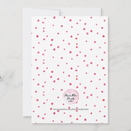 2回目の誕生日パーティー | Popsicleアイスクリームのご招待 招待状 (裏面)