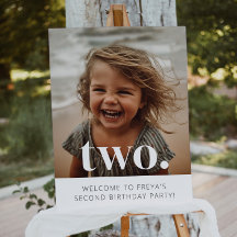 2回目の誕生日フォトウェルカムサイン