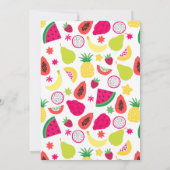 2回目の誕生日フルッティありがとうパーソナライズされた サンキューカード (裏面)