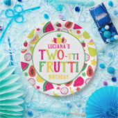 2回目の誕生日フルーツフルーツバースデーパーティー ペーパープレート (パーティー)
