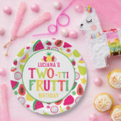 2回目の誕生日フルーツフルーツバースデーパーティー ペーパープレート (パーティー)