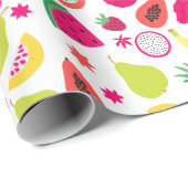 2回目の誕生日フルーツフルーツバースデーパーティー ラッピングペーパー (ロールコーナー)