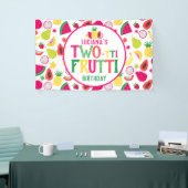 2回目の誕生日フルーツフルーツバースデーパーティー 横断幕 (トレードショー)
