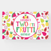 2回目の誕生日フルーツフルーツバースデーパーティー 横断幕 (横)