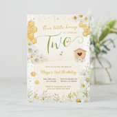 2回目の誕生日リトルハニースウィートビーガールの2番目 招待状 (スタンド正面)