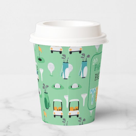 2回目の誕生日レッツパーティーゴルフパーティー 紙コップ (右)
