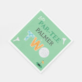 2回目の誕生日レッツパーティーゴルフ スタンダードランチョンナプキン (角)