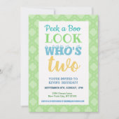 2回目の誕生日招待状ことわざ 招待状 (正面)