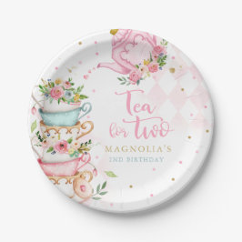 2回目の誕生日茶飾り用パーティー  ペーパープレート