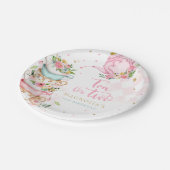 2回目の誕生日茶飾り用パーティー ペーパープレート (アングル)