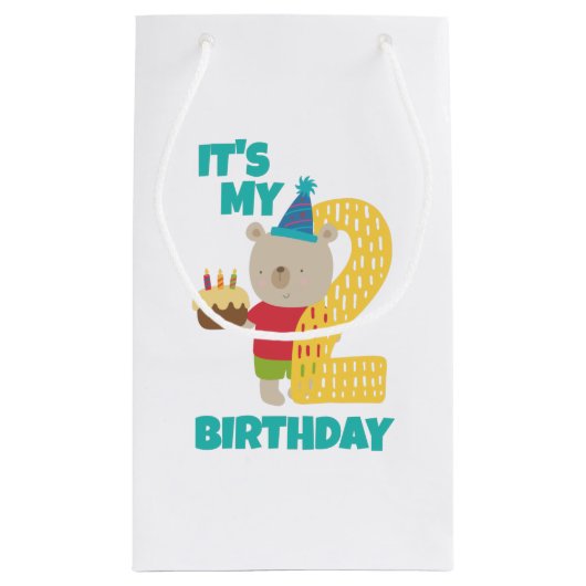 2回目の誕生日、2回目の誕生日 スモールペーパーバッグ (裏面)