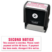 2回目の通知の期限切れクライアント事務用品 セルフインキングスタンプ (インサイチュ)