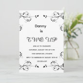 2回目モダンの誕生日の写真 シーズンカード (スタンド正面)