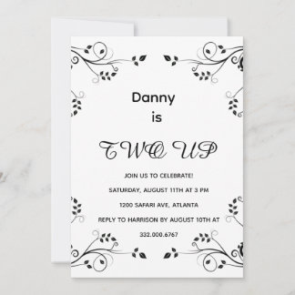 2回目モダンの誕生日の写真 シーズンカード