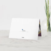 2回目結婚のアニバーサリーガーネット カード (裏面)