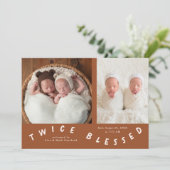 2回賛美タイポグラフィテラコッタ誕生 案内状 (スタンド正面)