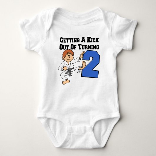 2回転から蹴り出す ベビーボディスーツ (正面)