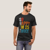 2回25歳で嬉しい Tシャツ (正面フル)