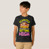 2型糖尿病認識度かわいい糖尿病菓子 Tシャツ (正面フル)