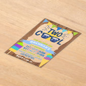 2夏クールのバイブ2nd誕生日 アクリル招待状 (レイダウン)