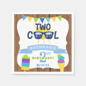 2夏クールバイブ2nd誕生日パーティー スタンダードカクテルナプキン (正面)