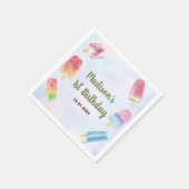 2夏クールポプシクル2ndバースデーナプキンス スタンダードカクテルナプキン (角)
