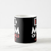 2女の子の母1男の子の母1男の子2 コーヒーマグカップ (中央)