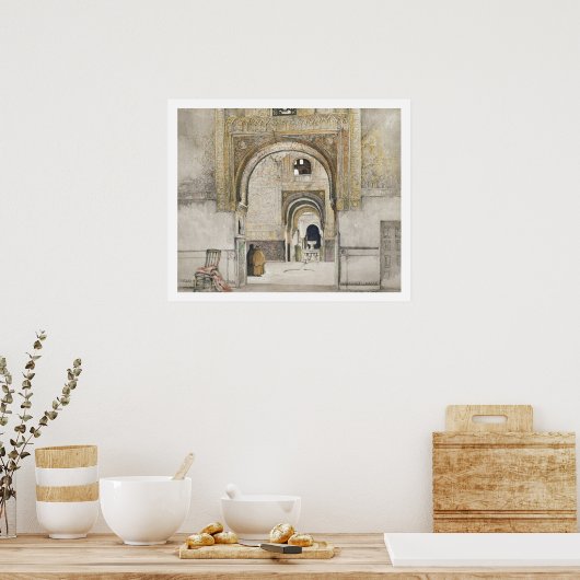 2姉妹のホール(Sala de las dos Herma) ポスター (キッチン)