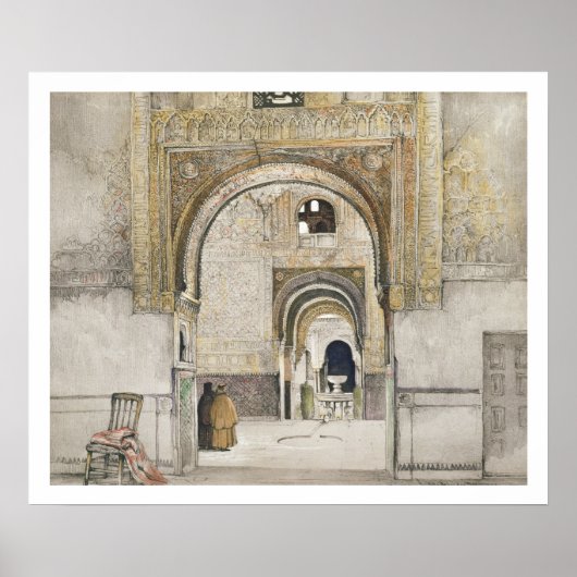 2姉妹のホール(Sala de las dos Herma) ポスター (正面)