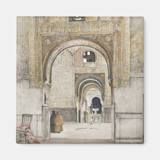 2姉妹のホール(Sala de las dos Herma) マグネット (正面)