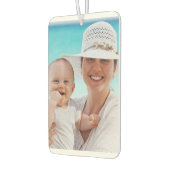 2家族の写真マザーベビーアップロードパーソナライズ車 カーエアーフレッシュナー (左)