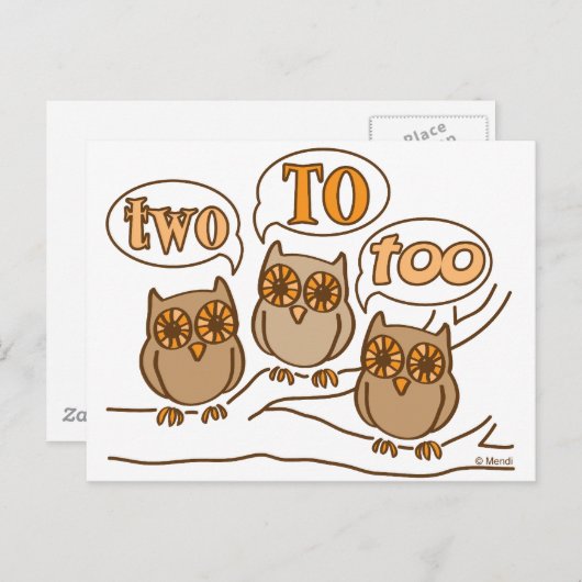 2対1 ポストカード (正面/裏面)