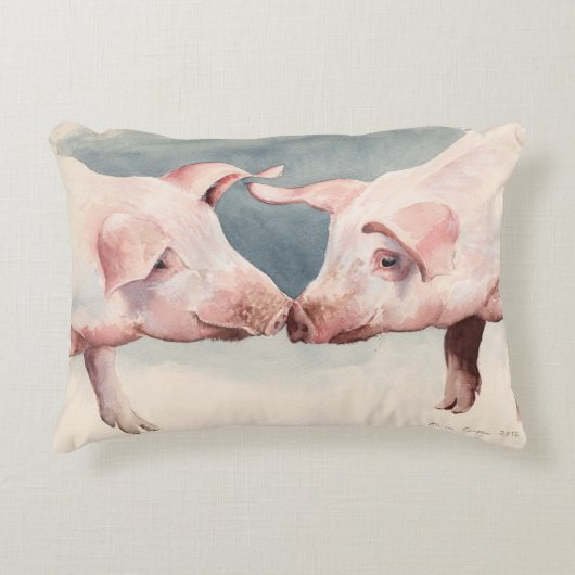 2少しPiggies 2012年 アクセントクッション (正面)