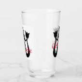 2尾マーメイドシルエットThunder_Cove タンブラーグラス (左)