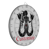 2尾マーメイドシルエットThunder_Cove ダーツボード (正面左)