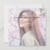 2層パーソナライズハッピーバースデーカード カード (裏面)