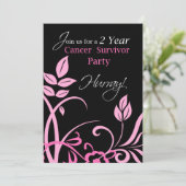 2年のがん克服記念パーティー招待状 招待状 (スタンド正面)