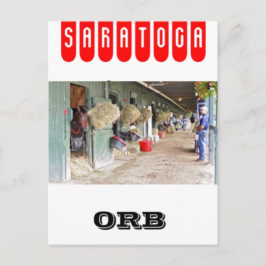 2年のダービーの勝者"Orb" ポストカード (正面)