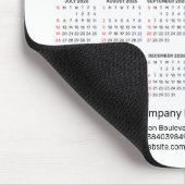 2年カレンダー2026-2027 オフィスギフト 日曜日始まり マウスパッド (コーナー)