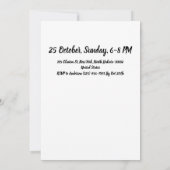 2年キッズ2高速レッドレースカーテーマ誕生日 招待状 (裏面)